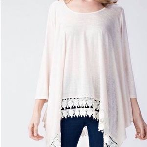 Boutique waterfall top